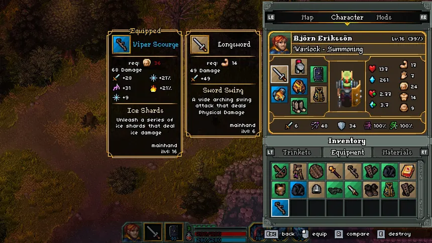Скриншот 3 к игре Heroes of Hammerwatch II