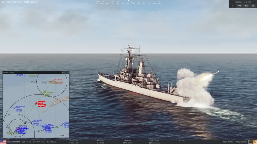 Скриншот 2 к игре Sea Power : Naval Combat in the Missile Age