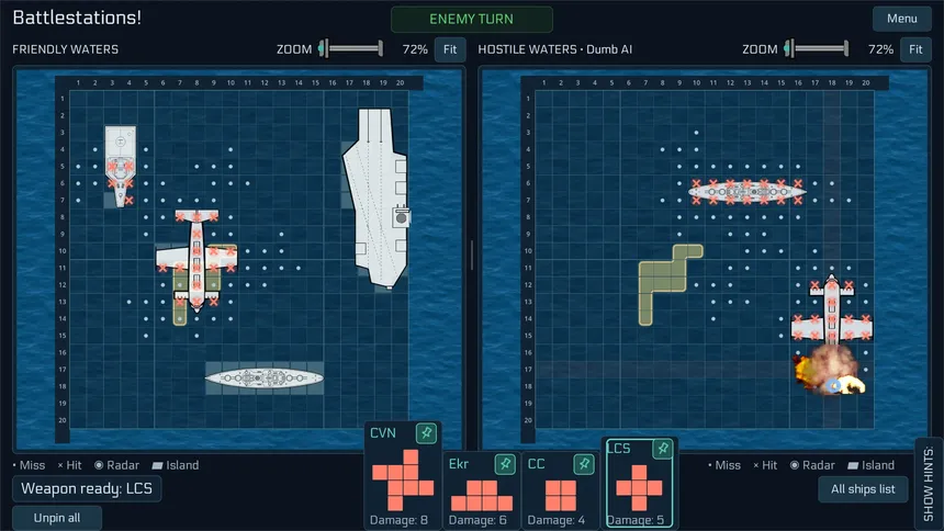 Скриншот 3 к игре Battleships Combat: Evolved