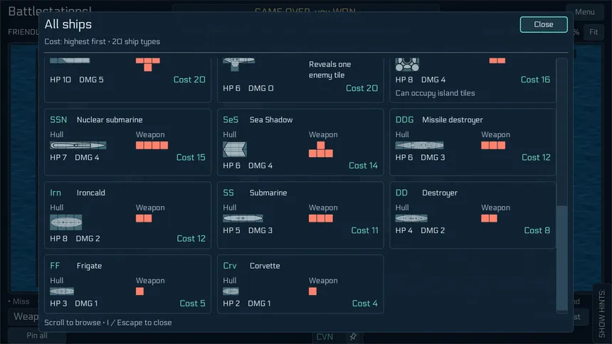 Скриншот 8 к игре Battleships Combat: Evolved