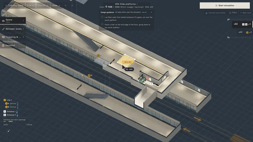 Скриншот 2 к игре Metro Station Designer