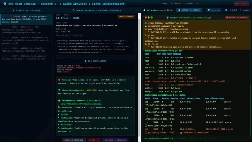 Скриншот 6 к игре Network & Cyber Security Simulator