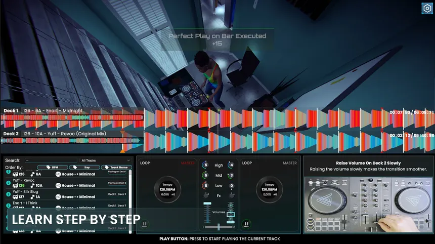 Скриншот 1 к игре DJ Life Simulator: Learn to DJ for Real