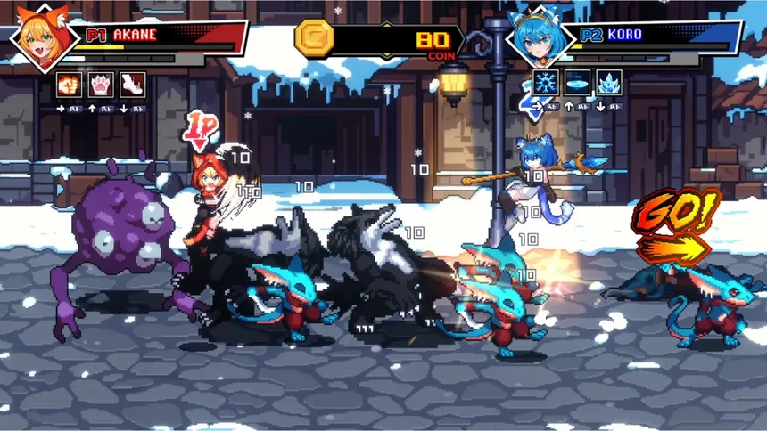 Скриншот 1 к игре Catgirl Rage: Claws of Fury