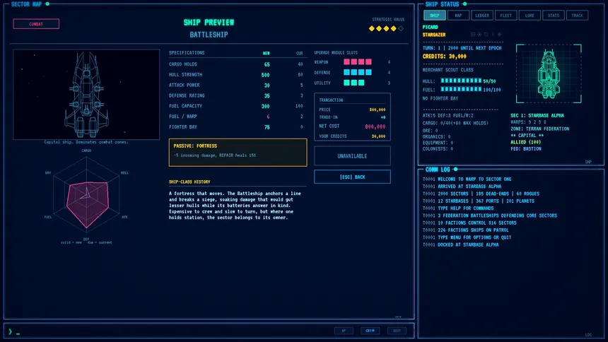Скриншот 5 к игре Warp to Sector One