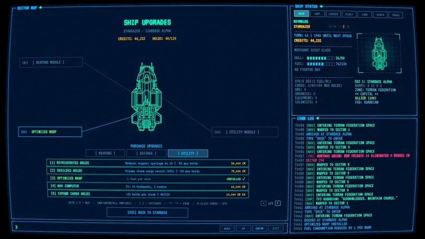 Скриншот 6 к игре Warp to Sector One