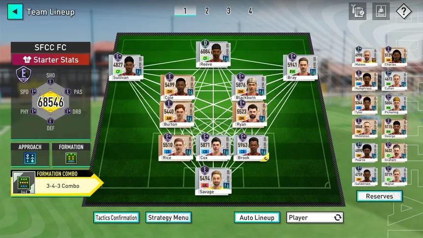 Скриншот 6 к игре SEGA FOOTBALL CLUB CHAMPIONS