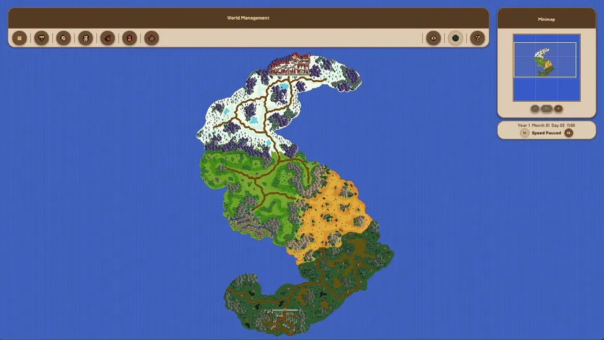 Скриншот 1 к игре Fantasy World Manager