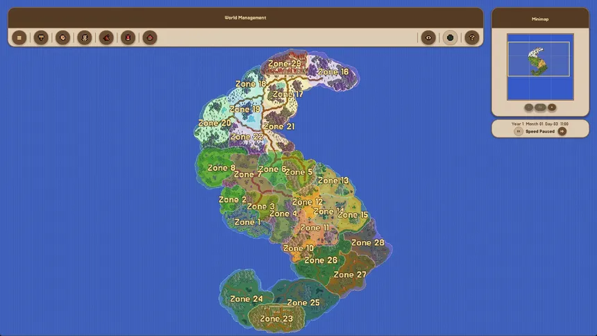 Скриншот 3 к игре Fantasy World Manager