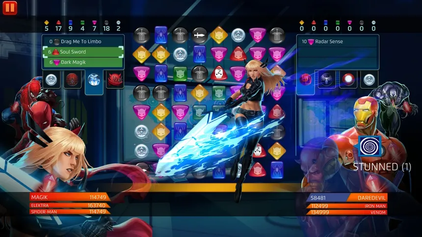 Скриншот 12 к игре Marvel Puzzle Quest