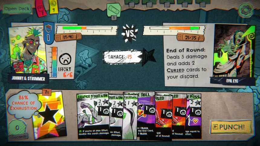 Скриншот 5 к игре Lucky Punk: a push your luck Deckbuilder