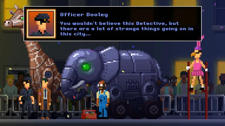 Скриншот 1 к игре The Darkside Detective: Backside of the Moon