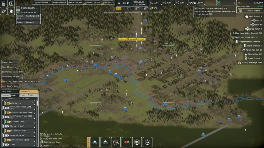Скриншот 1 к игре Frontline Logistics: Isarian Warfare