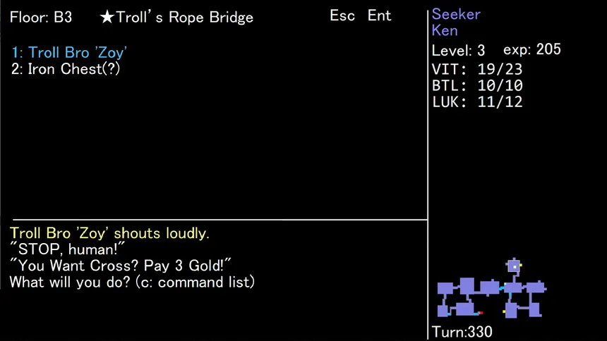 Скриншот 5 к игре Text Dungeon: The Ring of Life