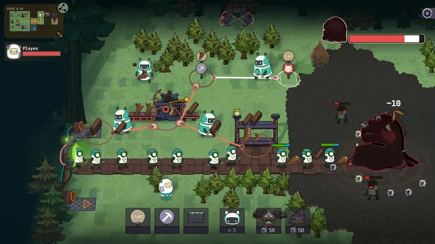 Скриншот 4 к игре SuperWEIRD: Роглайт про автоматизацию
