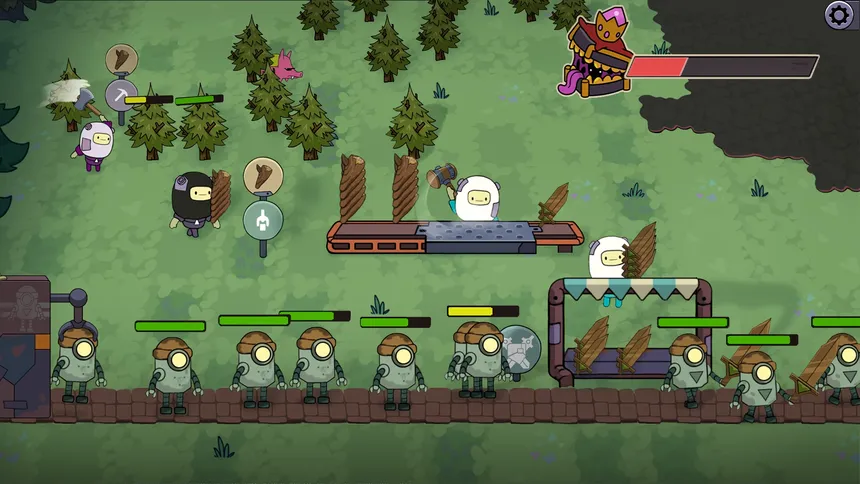 Скриншот 6 к игре SuperWEIRD: Роглайт про автоматизацию