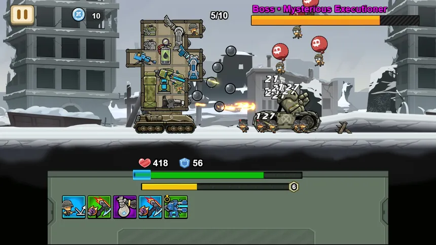 Скриншот 2 к игре Танк-гром: Железный щит
