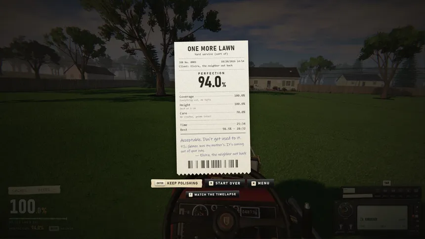 Скриншот 1 к игре One More Lawn