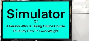 Simulator Of A Person Who Is Taking Online Course To Study How To Lose Weight