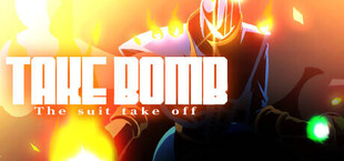 TAKE BOMB: The suit take off