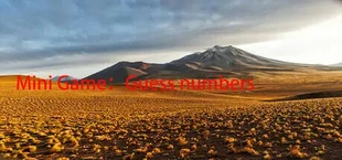 Mini Game:Guess numbers