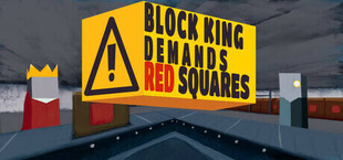 Block King Demands Red Squares