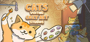 Cats Visiting Cozy Art Studios