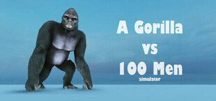 Игра A Gorilla vs 100 Men Simulator A Gorilla vs 100 Men Simulator