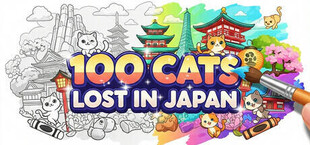100 Cats Lost In Japan Find & Color