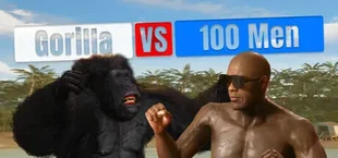 Gorilla Vs 100 Men