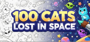 Игра 100 Cats Lost In Space Find & Color 100 Cats Lost In Space Find & Color
