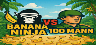 Игра Banana Ninja VS 100 Mann Banana Ninja VS 100 Mann