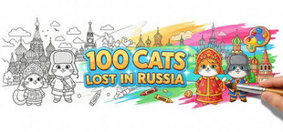 Игра 100 Cats Lost in Russia 100 Cats Lost in Russia