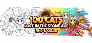 Игра 100 Cats Lost in the Stone Age Find & Color 100 Cats Lost in the Stone Age Find & Color