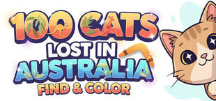 Игра 100 Cats Lost in Australia Find & Color 100 Cats Lost in Australia Find & Color