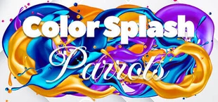 Color Splash: Parrots