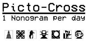 Picto-Cross: 1 nonogram per day