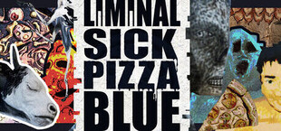 Liminal Sick Pizza Blue