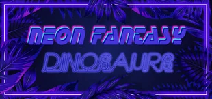 Neon Fantasy: Dinosaurs