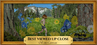 Best Viewed Up Close: Oil on Canvas