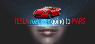 Tesla roadster going to mars