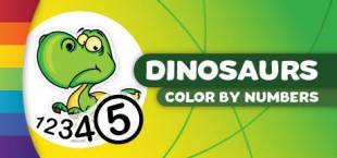 Color by Numbers - Dinosaurs