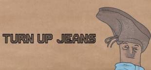 Turn up jeans
