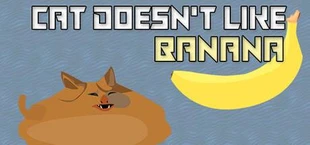 Cat doesn't like banana