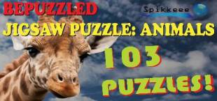 Bepuzzled Jigsaw Puzzle: Animals 103 Puzzles