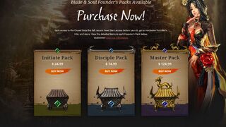 Начало продаж наборов раннего доступа для западной версии Blade & Soul 