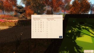 Скриншот 7 к игре Autumn Park Mini Golf