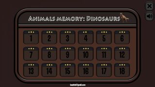 Скриншот 5 к игре Animals Memory: Dinosaurs