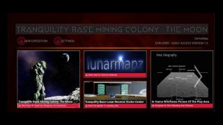 Tranquility Base Mining Colony: The Moon - Explorer Version