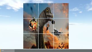 Скриншот 6 к игре Dinosaur Hunt Puzzle